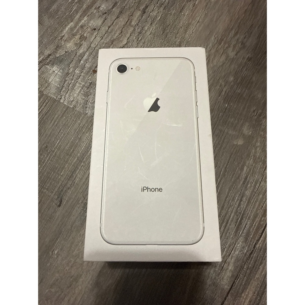 Apple iPhone 8 64GB Silver Original Retail Box Only A1905 with Documentation